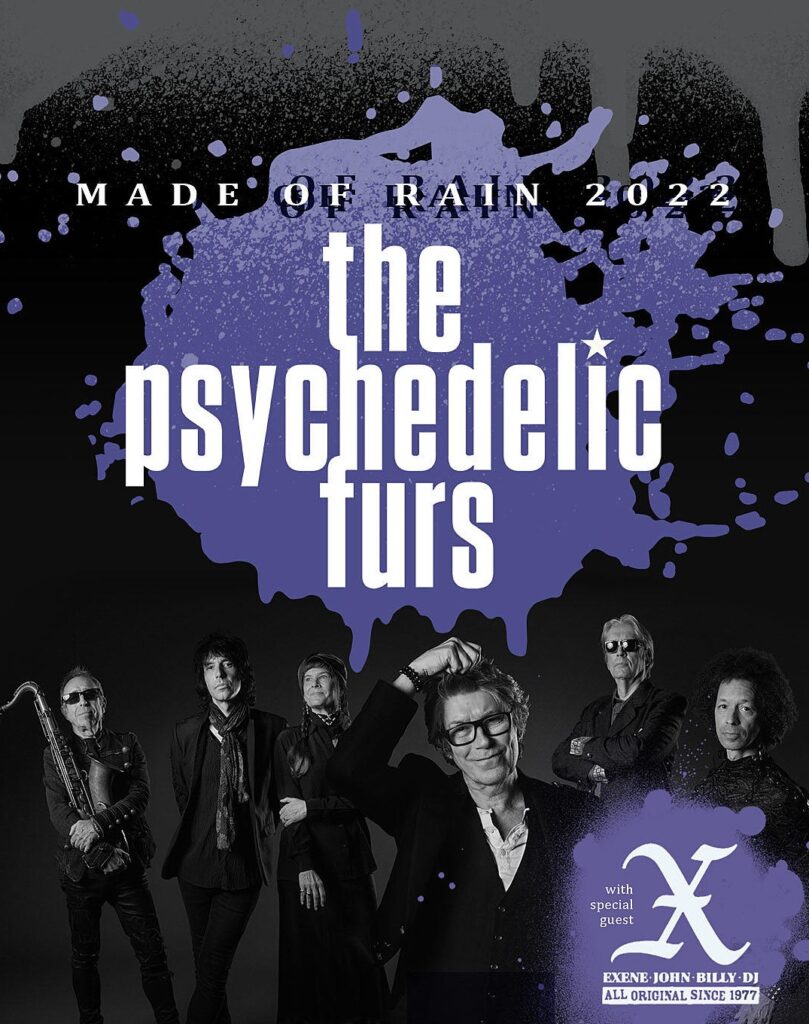 The Psychedelic Furs Made Of Rain 2022 Tour w/ X [Concert Review