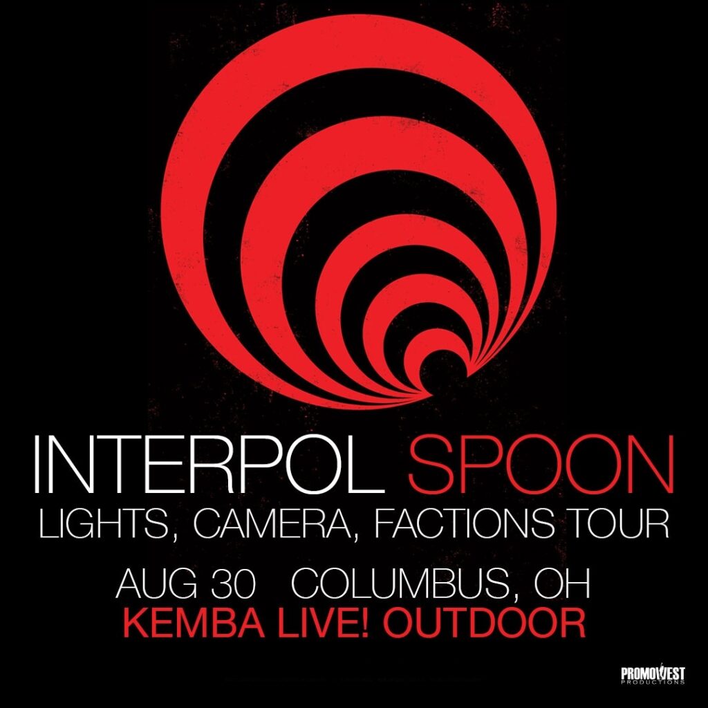 Interpol Spoon Lights, Camera, Factions Tour 2022 [Concert Review